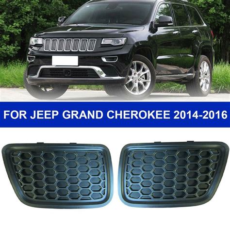 For Jeep Grand Cherokee 2014 2016 Front Lower Grille Tow Insert Bezel