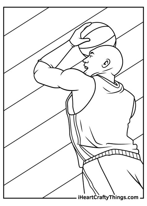 Shaquille Oneal Coloring Page Coloring Pages