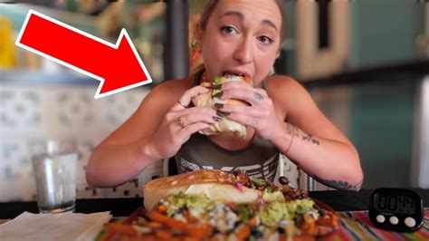 Epic Food Challenge Katina Eats Kilos Devours Kg Burrito And More