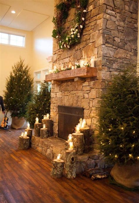 43 Ways to Decorate Fireplace for Christmas ~ GODIYGO.COM