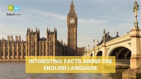 Interesting Facts About The English Language You Can Learn
