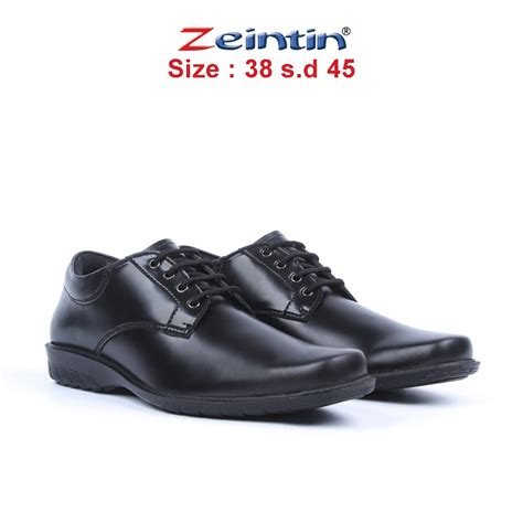 Jual Zeintin Sepatu Pantofel Pria Zeintin Bj Hitam Bahan Kulit