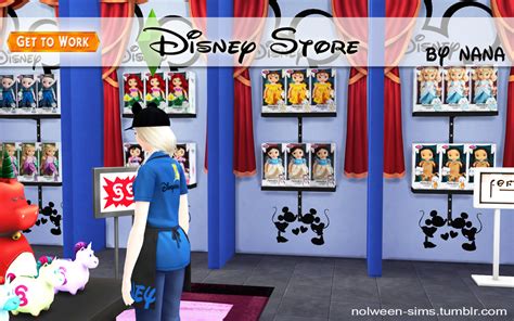 Sims 4 Custom Content Finds Nolween Sims Disney Store By Nana If