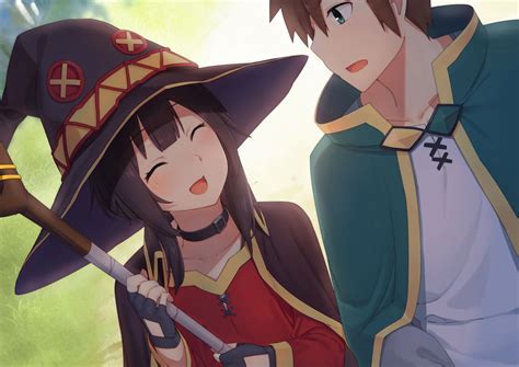 Megumin Satou Kazuma Konosuba Megumin Kazuma