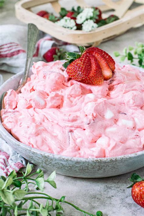 Strawberry Jello Fluff Salad Aimee Mars