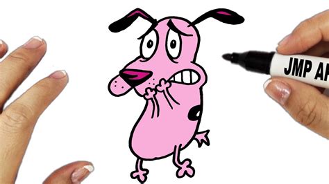 How To Draw Courage The Cowardly Dog Youtube