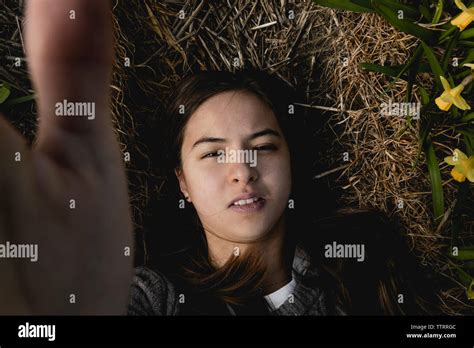 Woman Lying On Ground Hi Res Stock Photography And Images Alamy