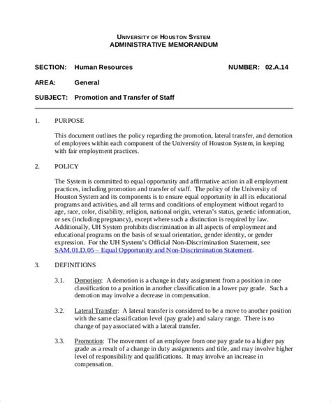 Memorandum of transfer in malaysia. FREE 18+ Employee Memo Examples & Samples in PDF | Word ...