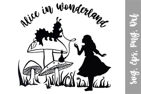 Alice In Wonderland Svg File Alice Silhouette