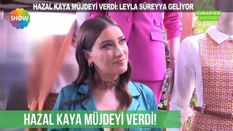 Hazal Kaya müjeyi verdi Leyla Süreyya geliyor YouTube