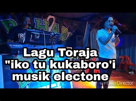 Lagu Electone Toraja Iko Tu Kukaboro I Cover Youtube