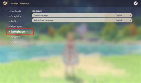 How To Change Languages In Genshin Impact
