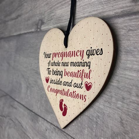 Pregnancy Congratulations Mum Dad To Be Baby Shower Gift Plaque