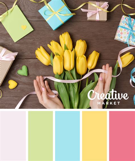 15 Fresh Color Palettes For Spring Creative Market Blog