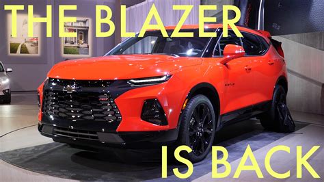 2019 Chevrolet Blazer First Drive Whats New Styling Performance