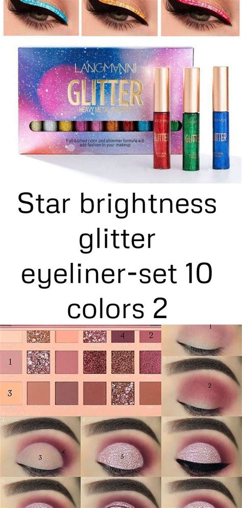 Star Brightness Glitter Eyeliner Set 10 Colors 2