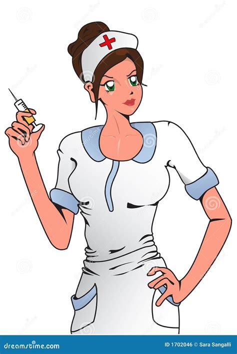 Krankenschwester Vektor Abbildung Illustration Von Kleid 1702046
