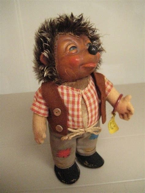 Steiff Vintage Mecki Hedgehog Father Doll Earliest Ean 717 B