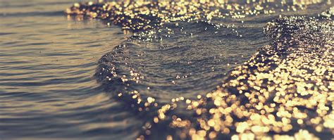 Desktop Wallpaper Soft Sea Waves Sunlight Hd Image Picture