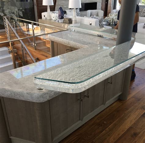 Acrylic adjustable bar stools are types of seats made of acrylic material, often with a footrest for foot support, and used mainly in indoor dining 2 top 9 best adjustable acrylic bar stools on the market. Bar with encased chipped acrylic top - Mongiardo Studio