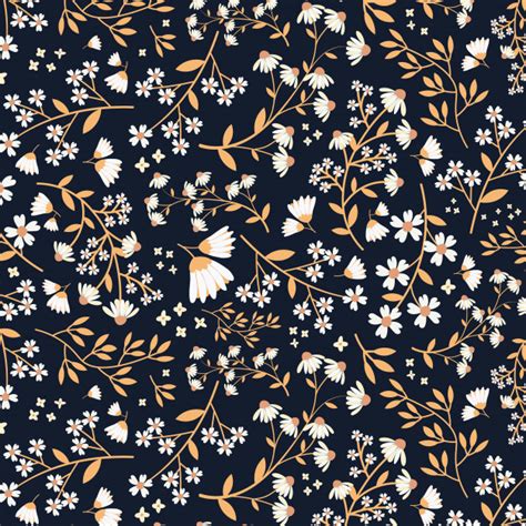 Pink is often associated with the explosion of florals that spring has to offer. Seamless White And Gold Floral Pattern | Floral pattern ...