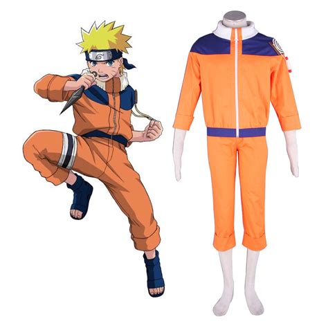 Naruto Uzumaki Naruto 1 Anime Cosplay Costumes Outfit Naruto Uzumaki