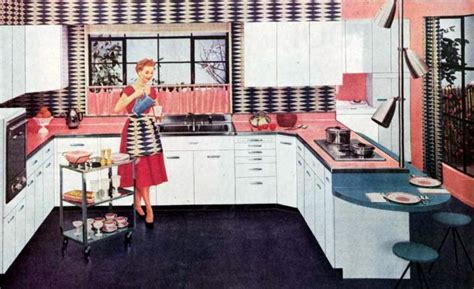 Retro Pink Kitchens 1950s Home Decor You Dont See Much Today Click