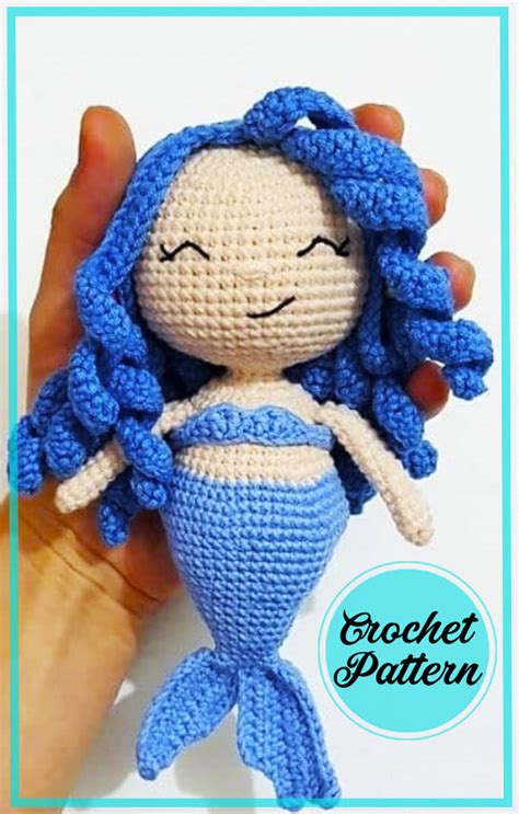 Mermaid Derin Amigurumi Pdf Crochet Free Pattern Amigurumiday