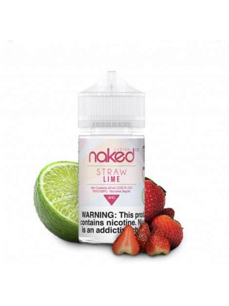 straw lime by naked 100 fusion 60ml