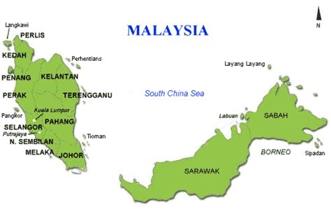 Malaysia bordering countries this map shows a combination of political and physical features. Go2Travelmalaysia.com ~ Travel Portal to Exotic Malaysia