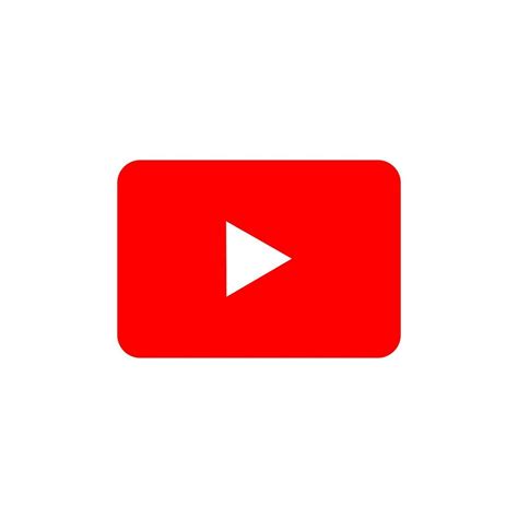 Youtube Logo In Red Color For Play Button 10588665 Vector Art At Vecteezy