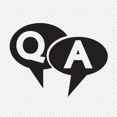 Qa Symbol Question Answer Icon 639379 Vector Art At Vecteezy