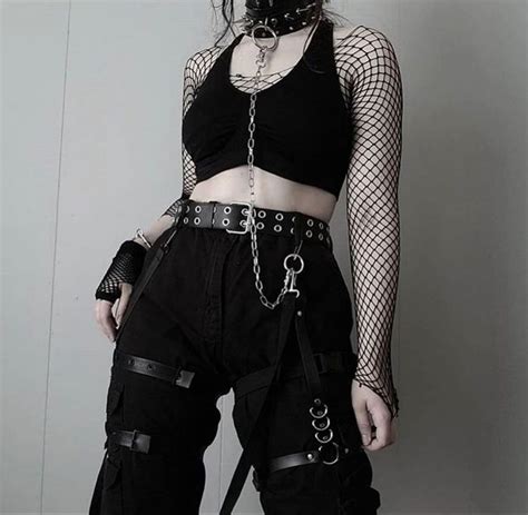 Alt Black Outfit In Clothes Edgy Outfits Egirl Fashion