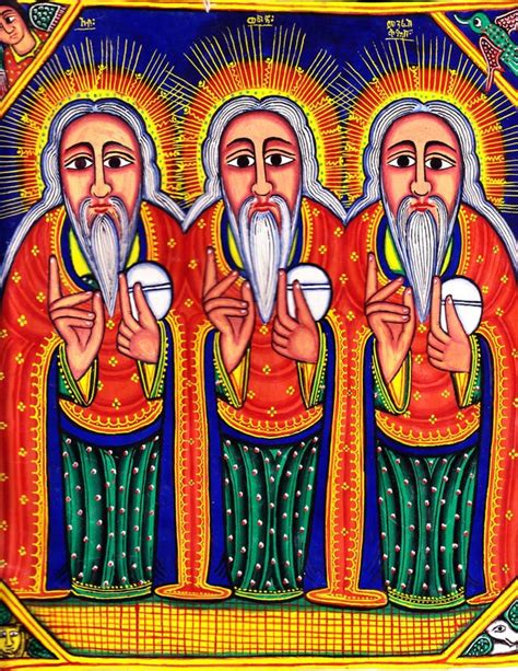 Ethiopian Orthodox Icon Of The Holy Trinity Rorthodoxchristianity