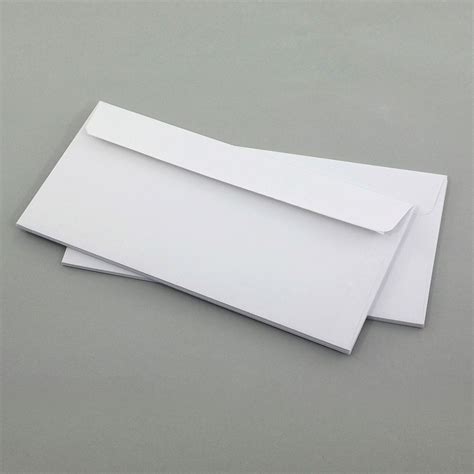Hochwertige Briefumschläge Im Din Lang Format Ohne Fenster Selbstklebend