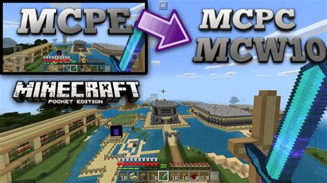 Cara Merubah Tampilan Gameplay Mcpe Menjadi Mcpcminecraft W10 Youtube