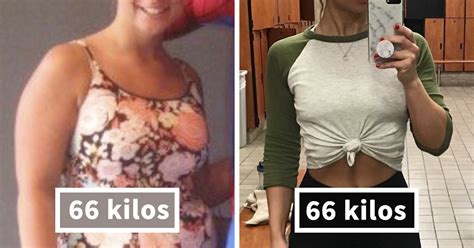 28 Fotos de antes y después que demuestran que el peso no significa