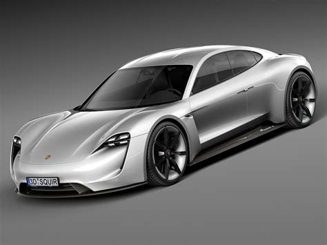 Porsche Mission E Concept 2015 3d Model By Squir