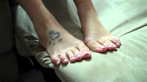 Beautiful 24 Year Old Latina Feet French Pedicure Youtube