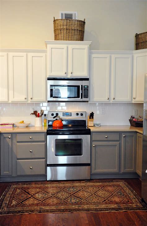 Two Tone Painted Kitchen Cabinets Painted Kitchen Cabinets Colors