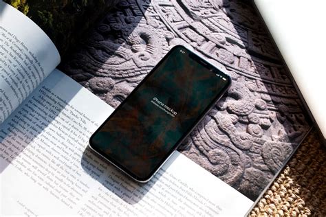 Download iPhone 11 on Magazine Mockup | Mockup World
