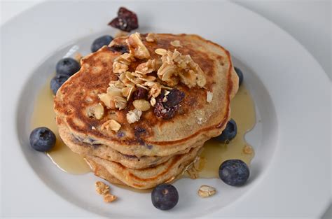 Blueberry Granola Pancakes I Sing In The Kitchen