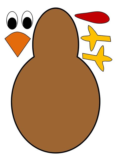 10 Best Thanksgiving Turkey Cutouts Printable