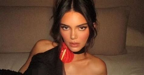 Kendall Jenner Ditches Bra As She Poses Seductively On Supersized Bed Flipboard