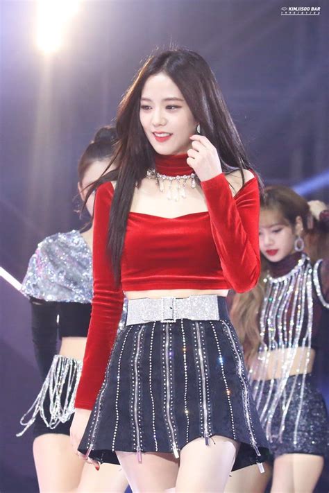 Blackpinks Jisoo Powerful And Sexy In Red K Luv