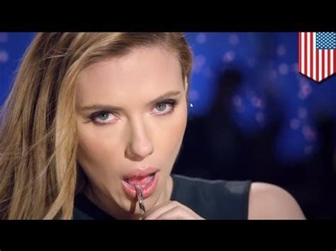 scarlett johansson s sexy sodastream super bowl commercial banned by fox video dailymotion