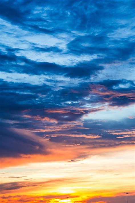 Sky Clouds Sunset Dusk Iphone X 876543gs Wallpaper Download