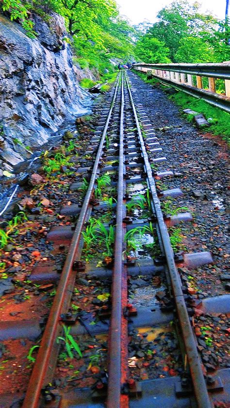 Railway Track Matheran Nature Railroad Tracks Train Travel Hd Phone Wallpaper Peakpx