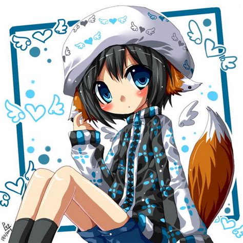 Kawaii Anime Images Kawaii Fox Girl Wallpaper And
