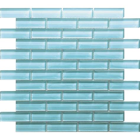 Turquoise Glass Brick Tile Glass Mosaic Tiles Mosaic Glass Glass Brick